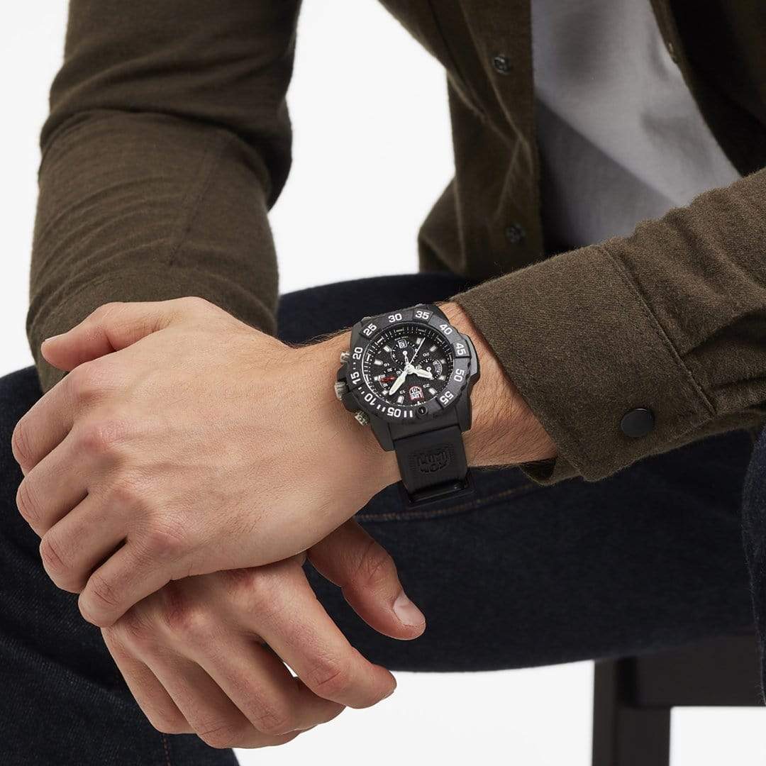 Navy SEAL Chronograph, 45 mm, Military Dive Watch - 3581 - Image 3